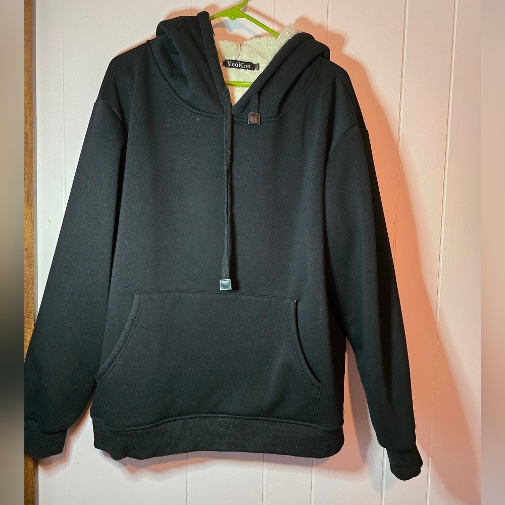 NWOT Yeokou Fully lined hoodie. Unisex 2xl